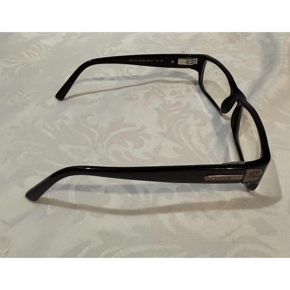 Timberland Eyeglasses Male Black TB1123 Frames Only Col.B5 55 17 135 HM Used - Picture 2 of 10